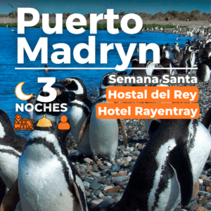 PUERTO MADRYN 2025 - 3 NOCHES Semana Santa
